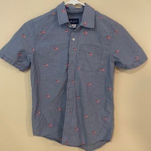 Children Place Patriotic Button down
